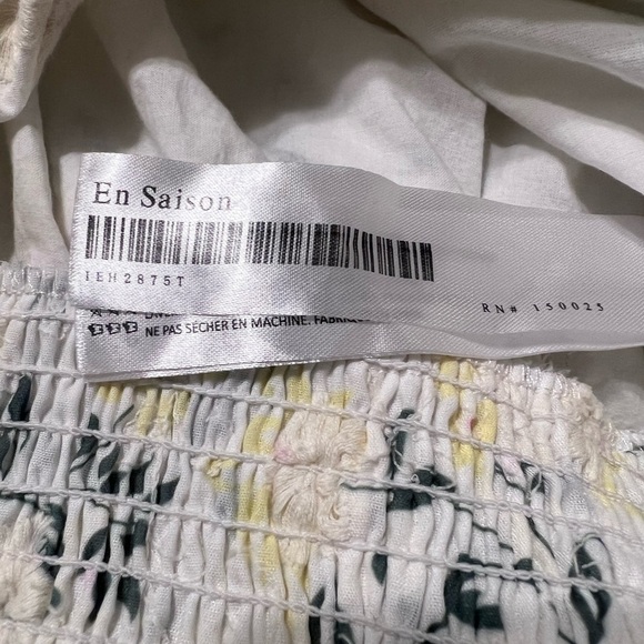 En Saison Floral Embroidery Blouse XS - Picture 6 of 7